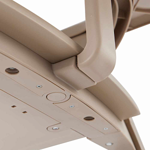 Стул для кормления Happy Baby "Charley", бежево-серый